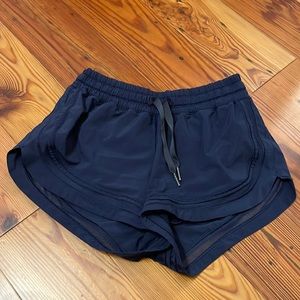 Navy Blue lululemon shorts size 4